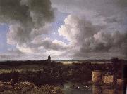 Jacob van Ruisdael Extensive Landscape with a Ruined oil painting picture wholesale